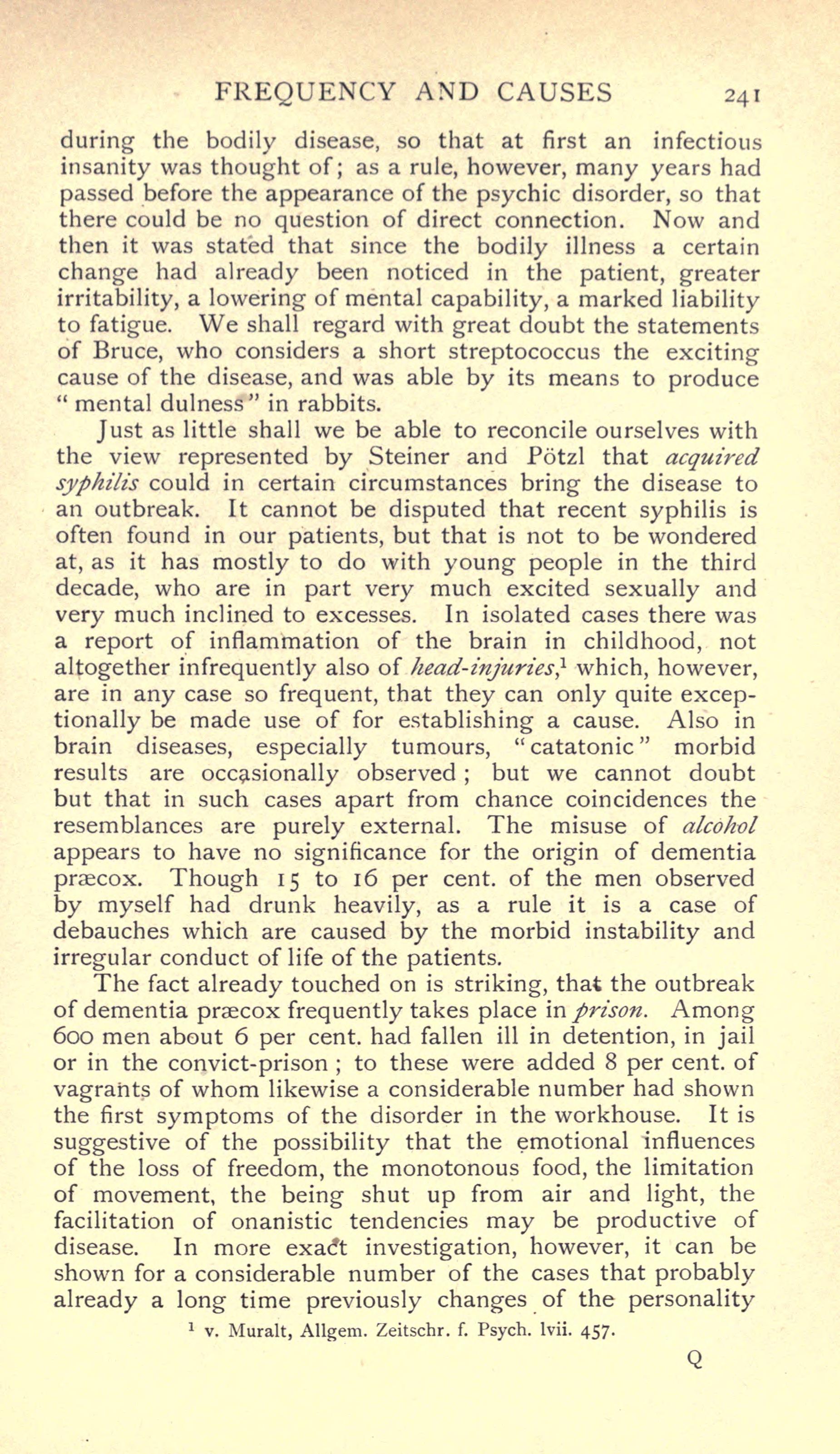 Fig. 37. Gránulos fibrinoides en células de glía.
